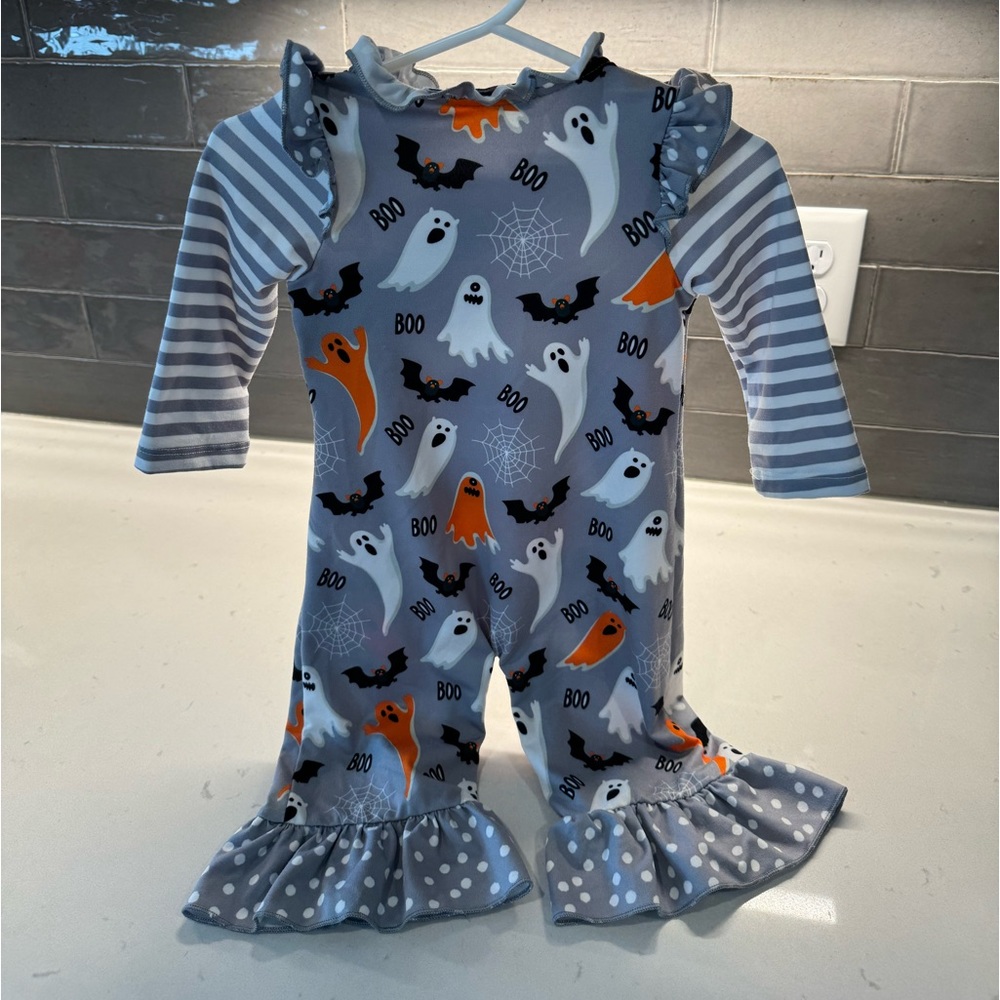 Halloween ROMPER Sibling Matching - Picture 3 of 4